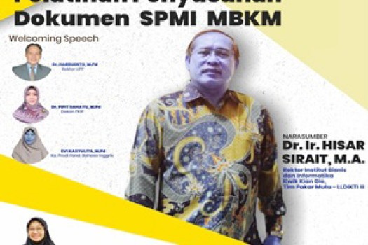 PRODI PENDIDIKAN BAHASA INGGRIS LAKSANAKAN PELATIHAN PENYUSUNAN DOKUMEN SPMI-MBKM